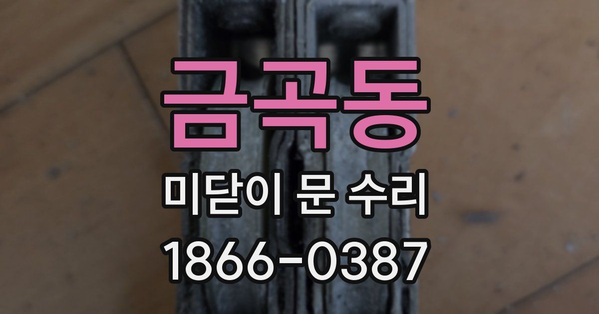 금곡동 미닫이 문 수리