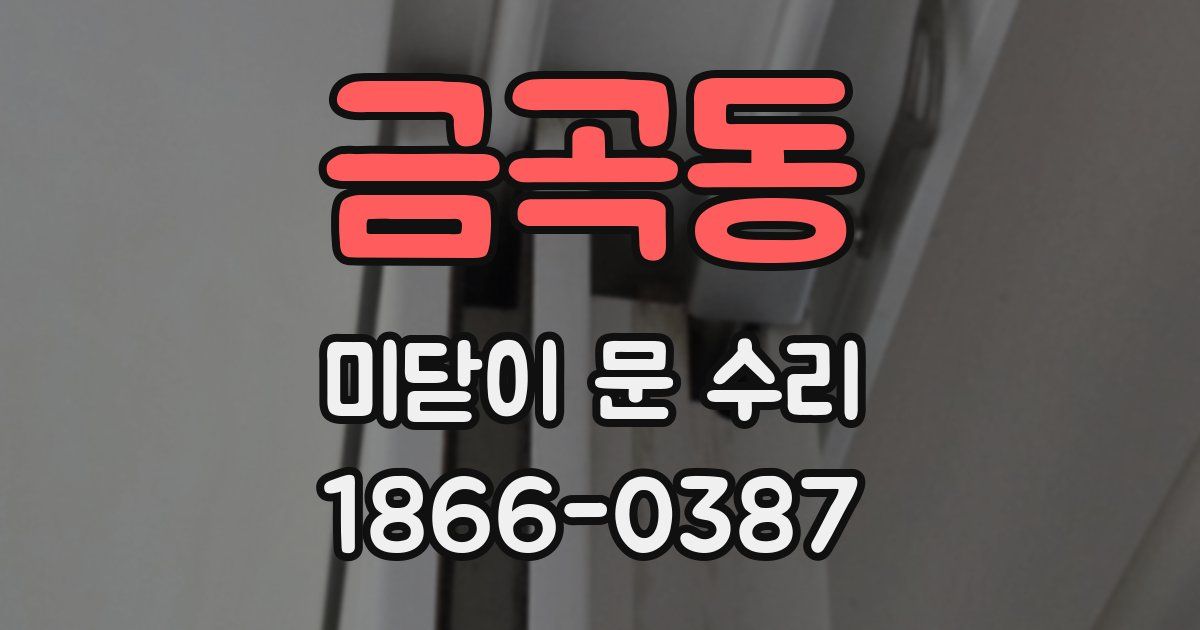 금곡동 미닫이 문 수리