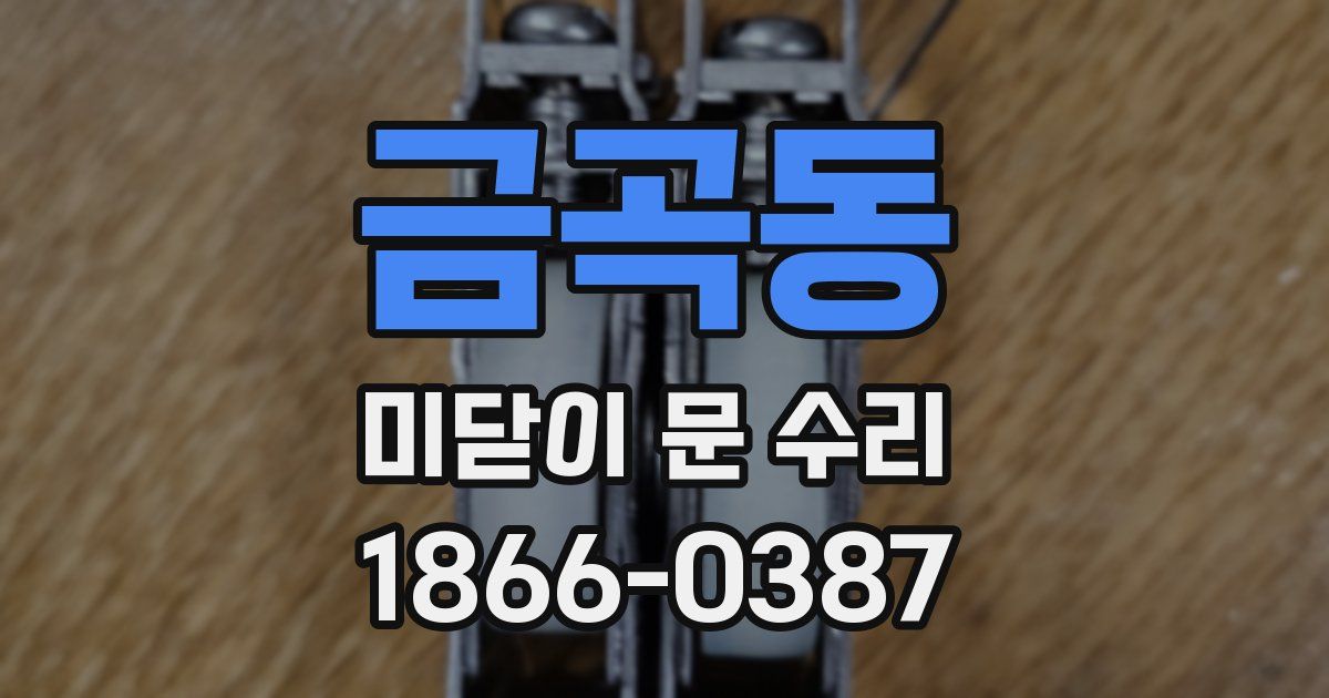 금곡동 미닫이 문 수리