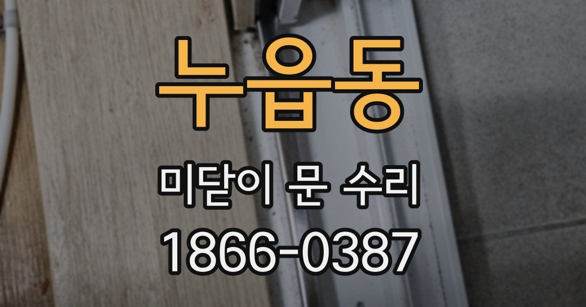 누읍동 미닫이 문 수리