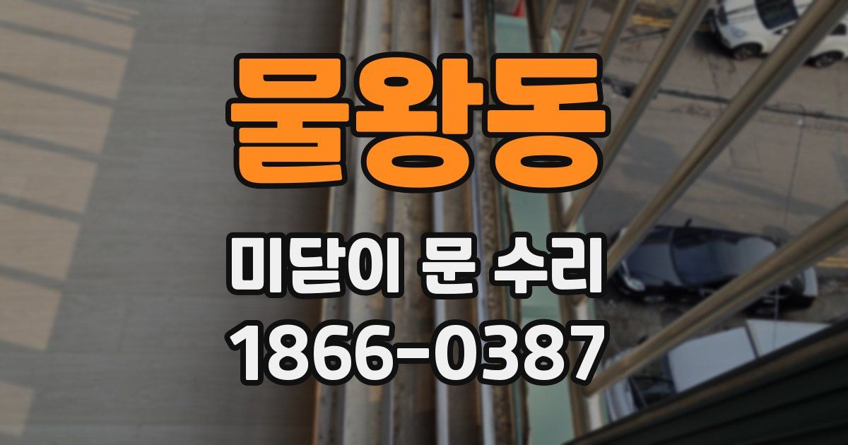 물왕동 미닫이 문 수리