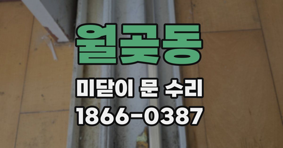 월곶동 미닫이 문 수리