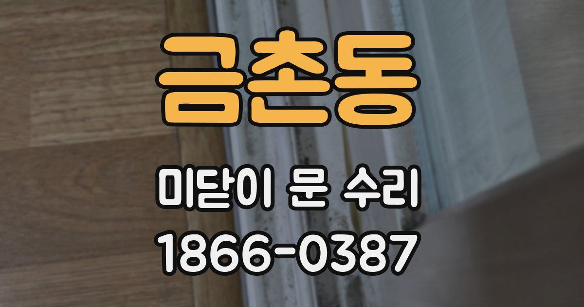 금촌동 미닫이 문 수리
