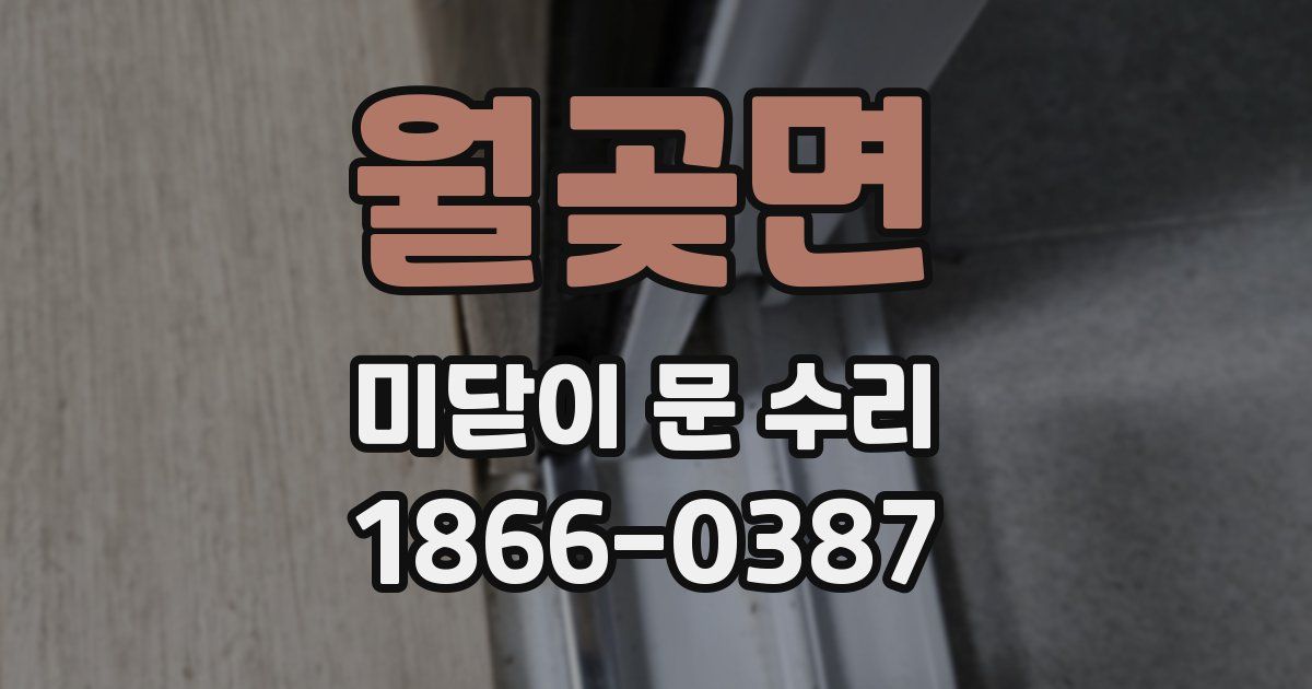 월곶면 미닫이 문 수리