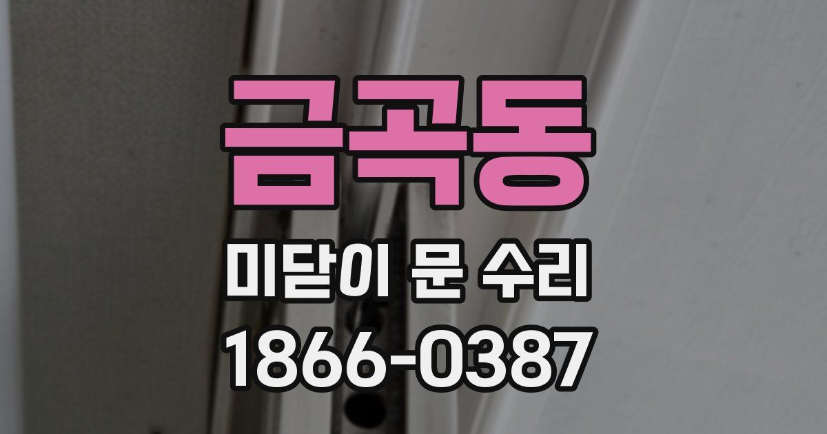 금곡동 미닫이 문 수리