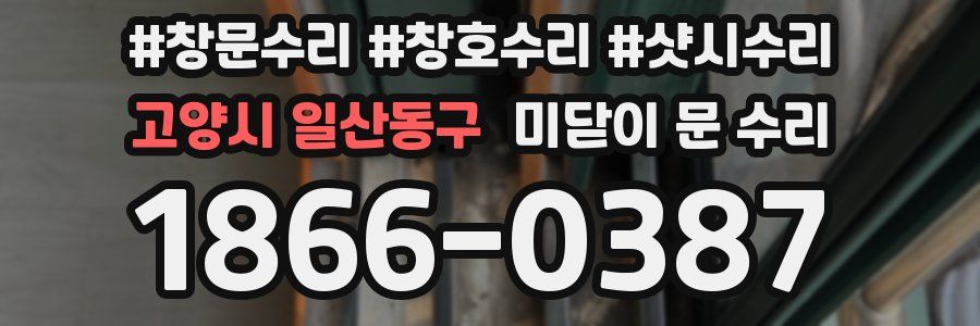 고양시 일산동구 미닫이 문 수리