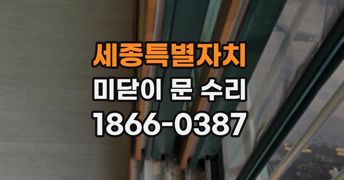 세종특별자치 미닫이 문 수리