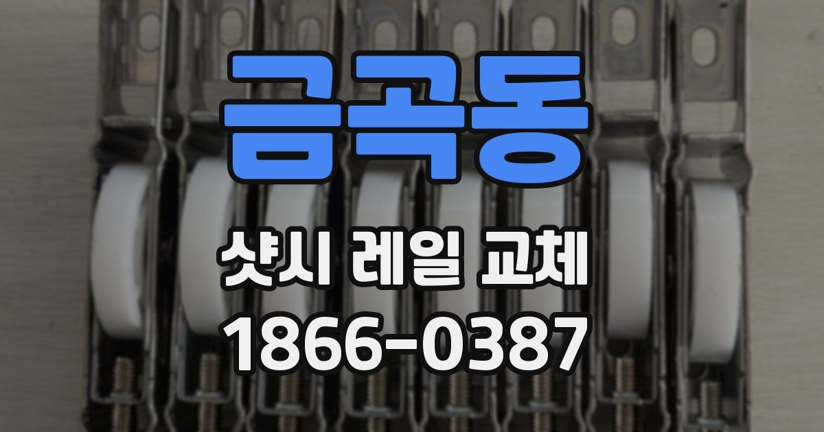 금곡동 샷시 레일 교체
