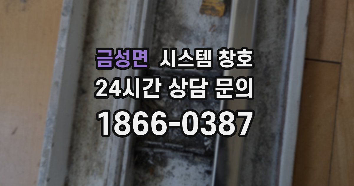 금성면 시스템 창호