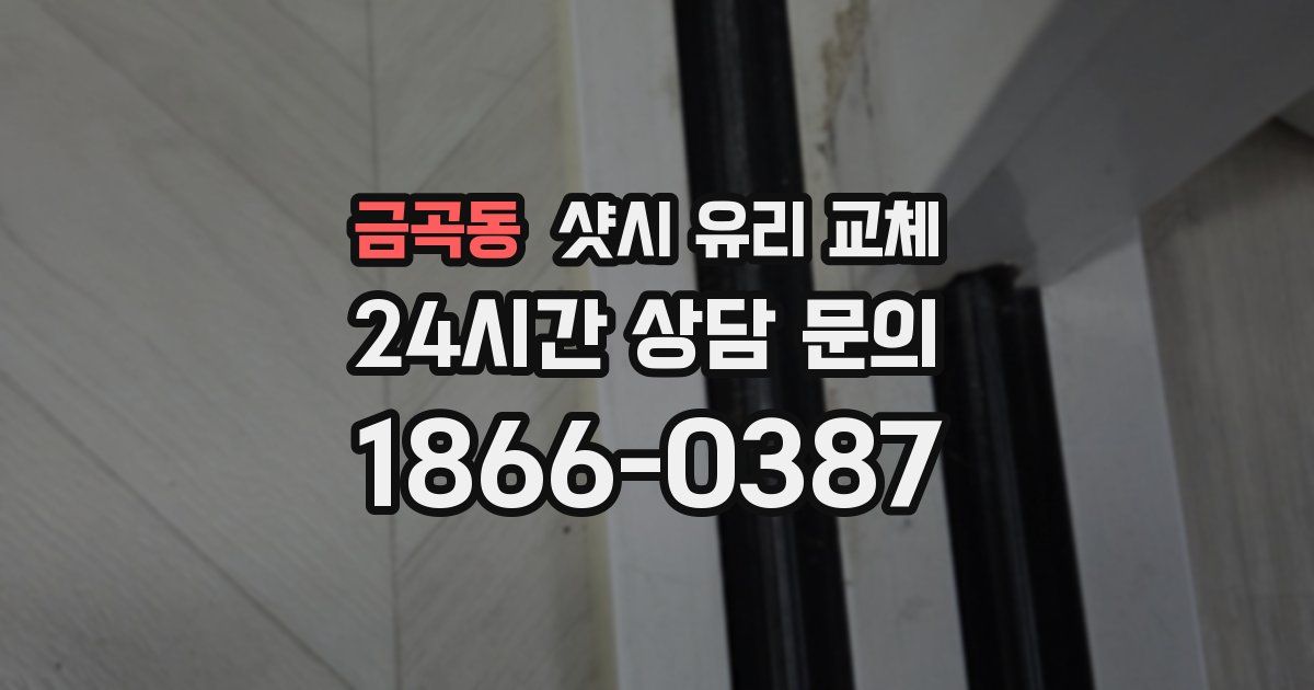 금곡동 샷시 유리 교체