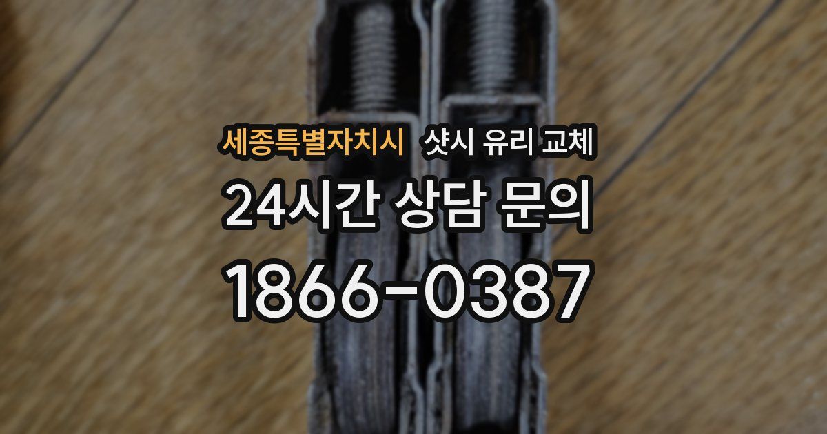 세종특별자치시 샷시 유리 교체