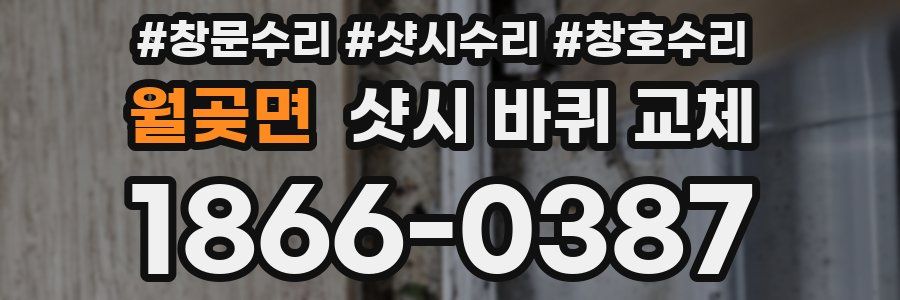 월곶면 샷시 바퀴 교체