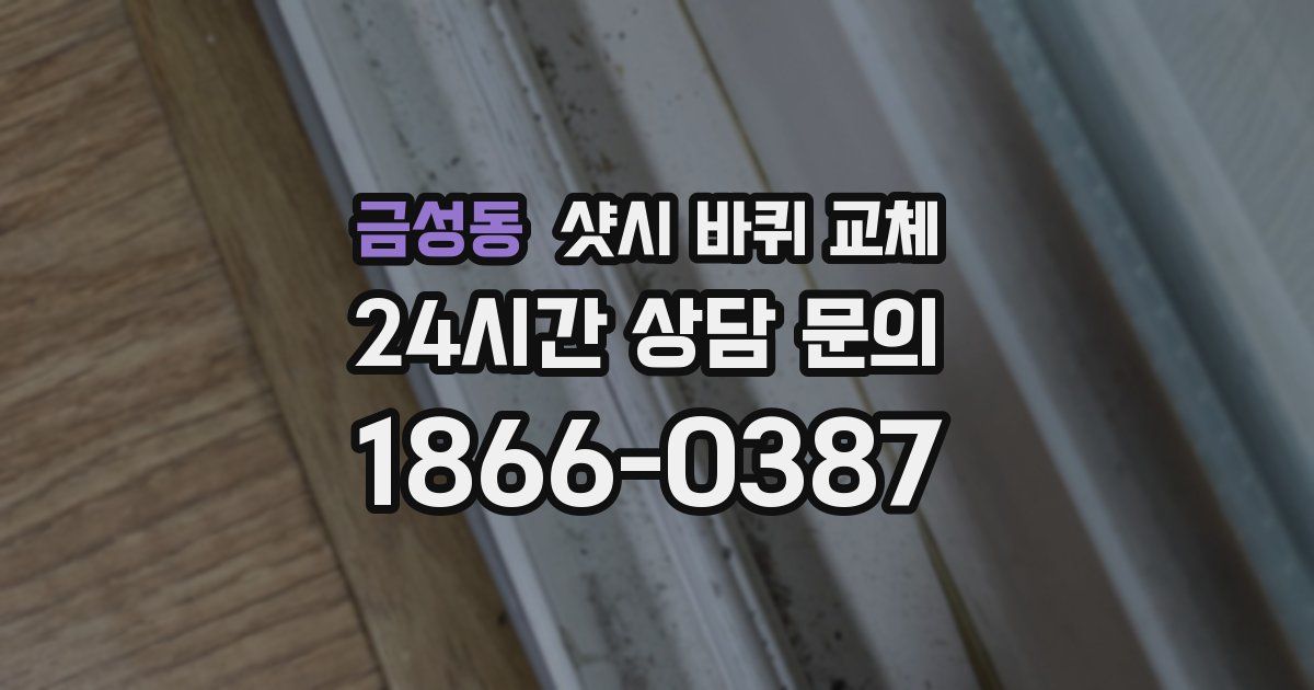 금성동 샷시 바퀴 교체