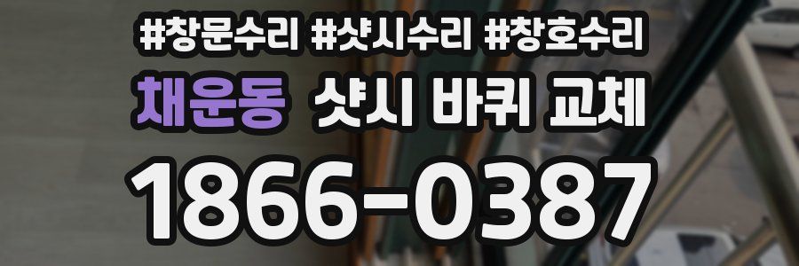 채운동 샷시 바퀴 교체