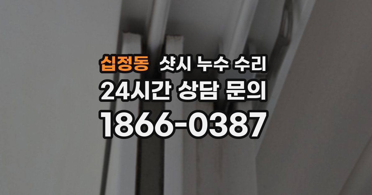 십정동 샷시 누수 수리