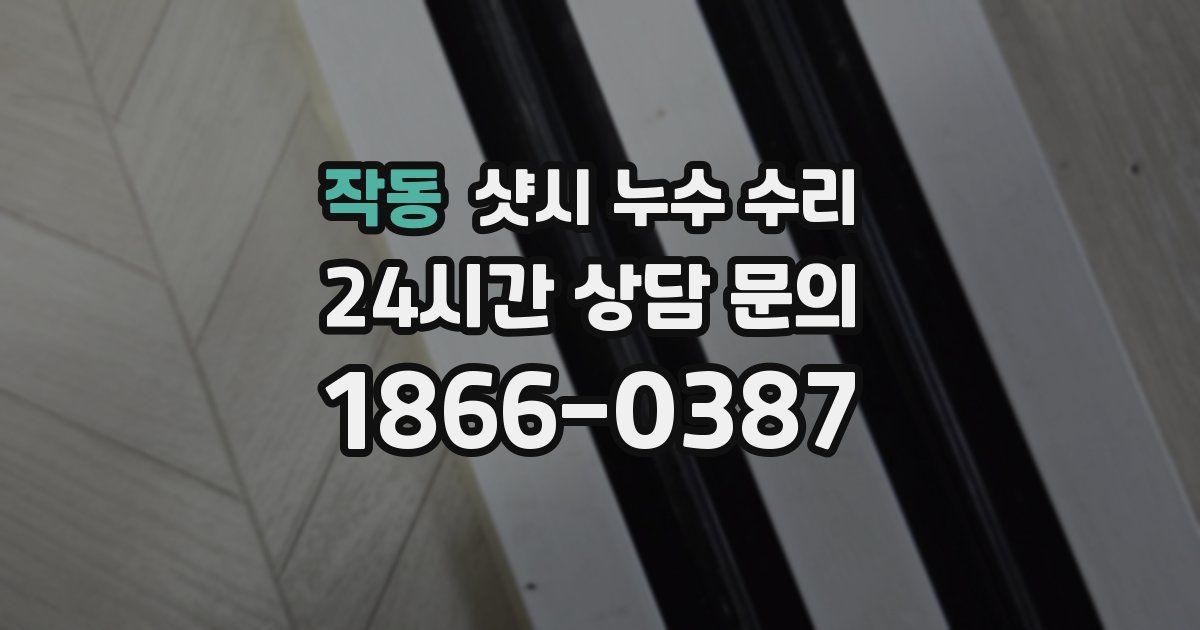 작동 샷시 누수 수리