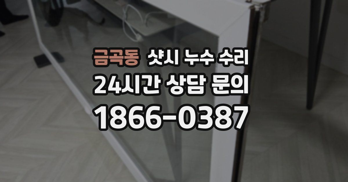 금곡동 샷시 누수 수리