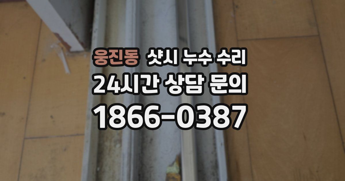 웅진동 샷시 누수 수리