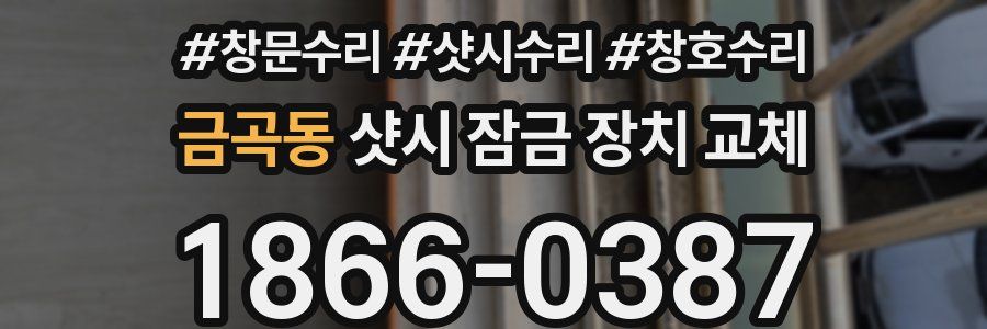 금곡동 샷시 잠금 장치 교체