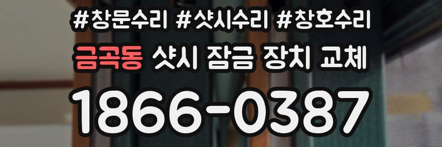 금곡동 샷시 잠금 장치 교체