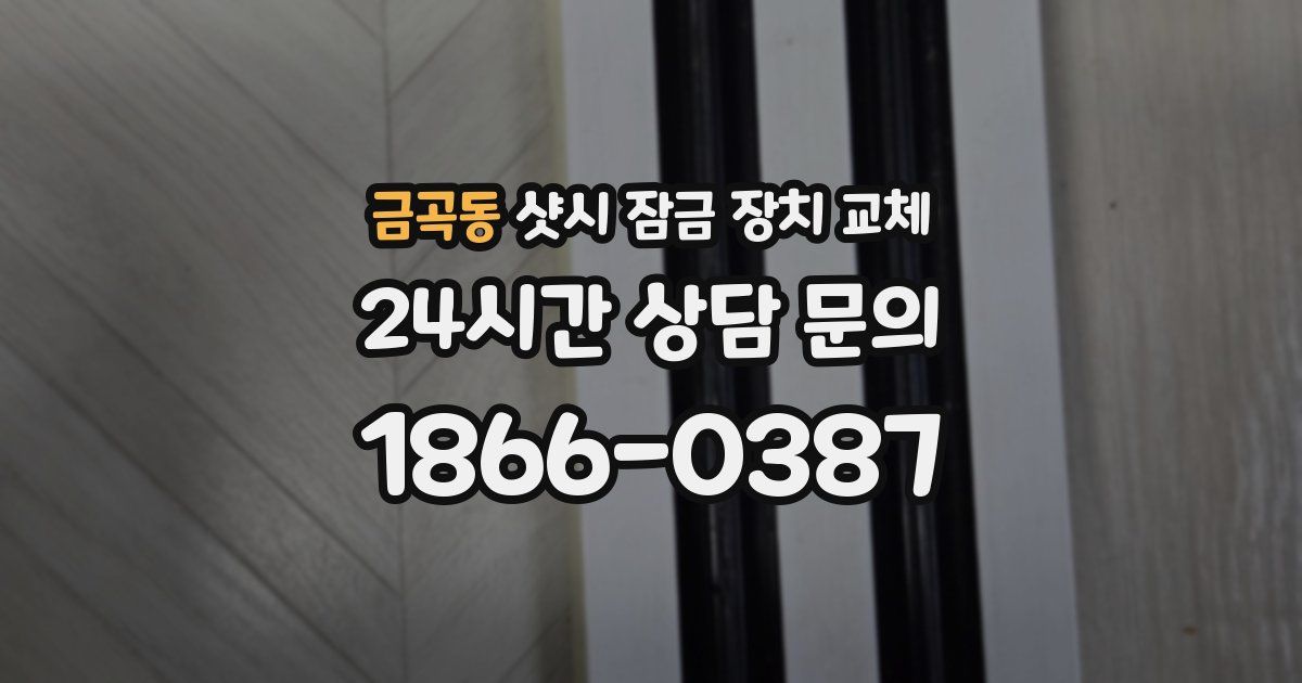 금곡동 샷시 잠금 장치 교체