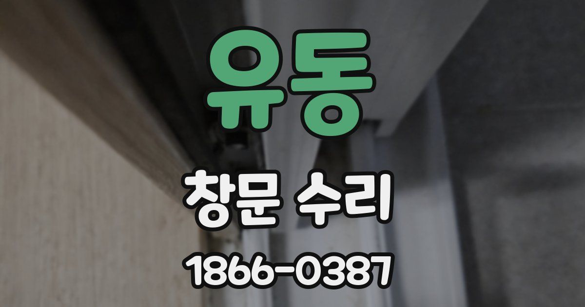 유동 창문 수리