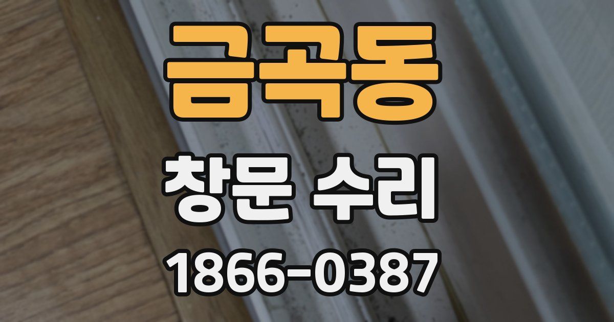 금곡동 창문 수리