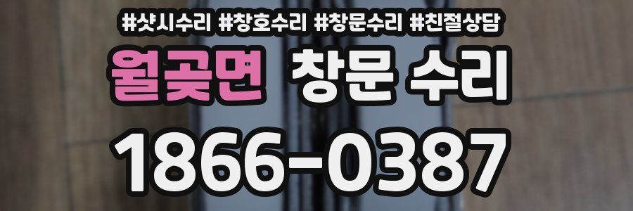 월곶면 창문 수리