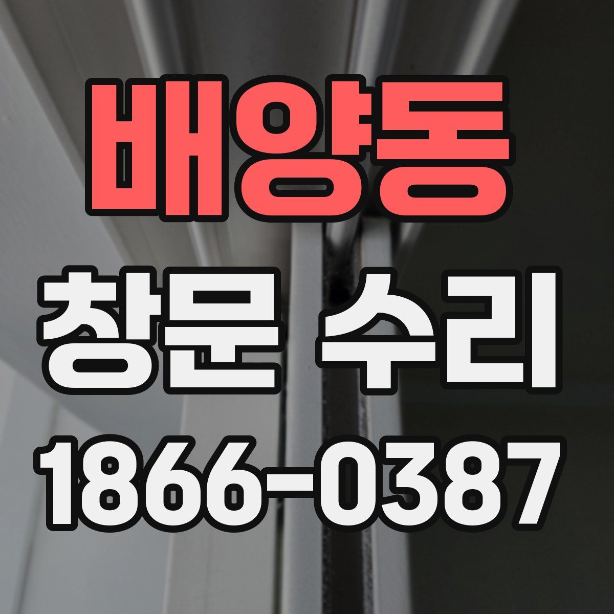 배양동 창문 수리