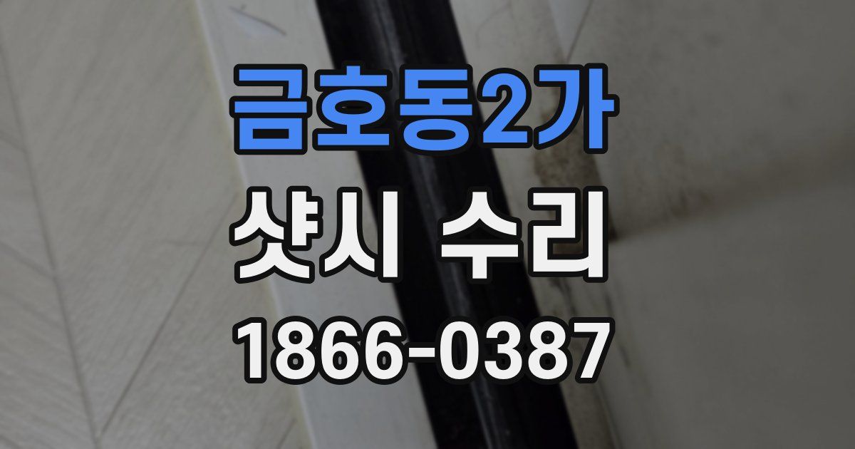 금호동2가 샷시 수리