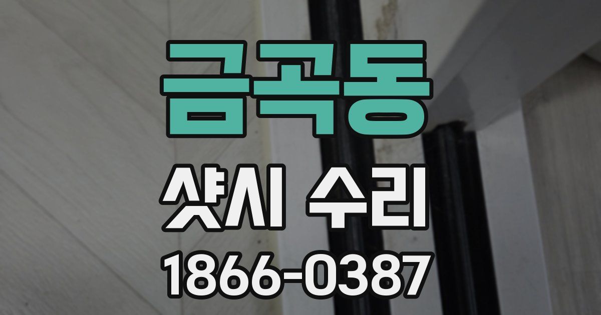 금곡동 샷시 수리