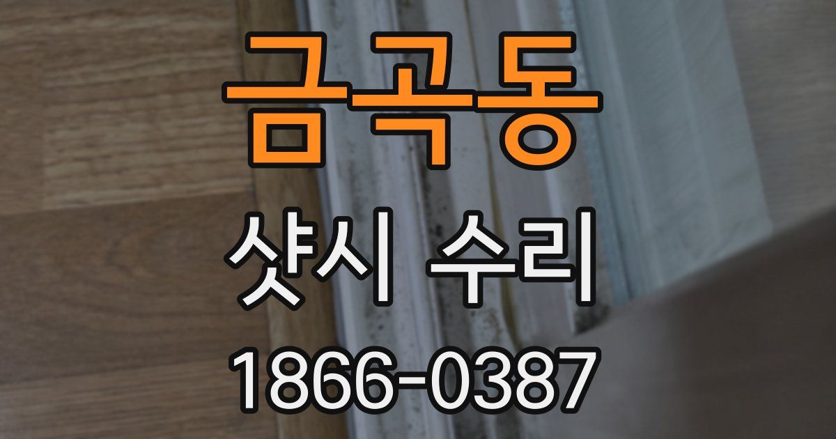 금곡동 샷시 수리