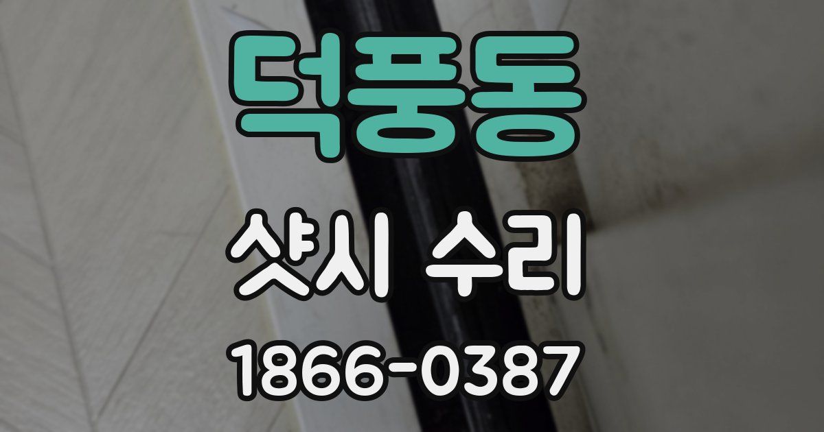 덕풍동 샷시 수리