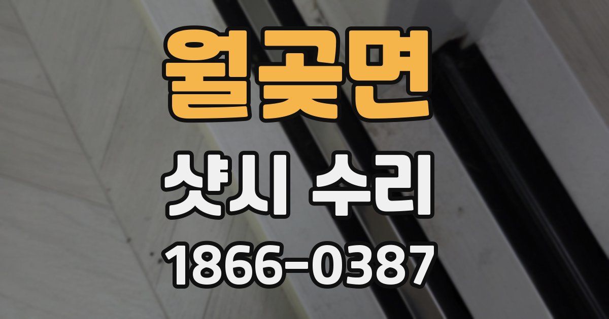 월곶면 샷시 수리