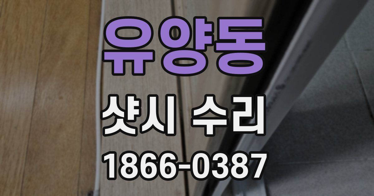 유양동 샷시 수리