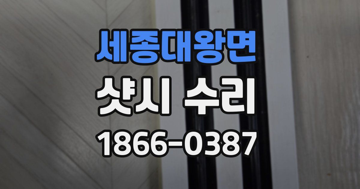 세종대왕면 샷시 수리