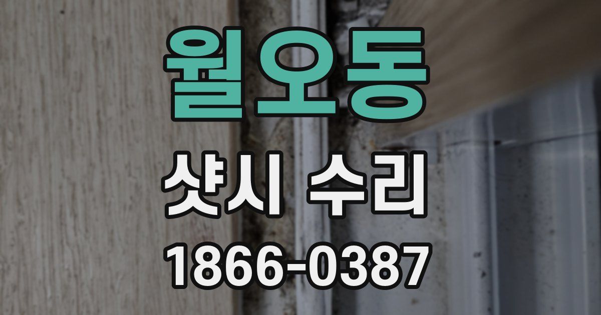 월오동 샷시 수리