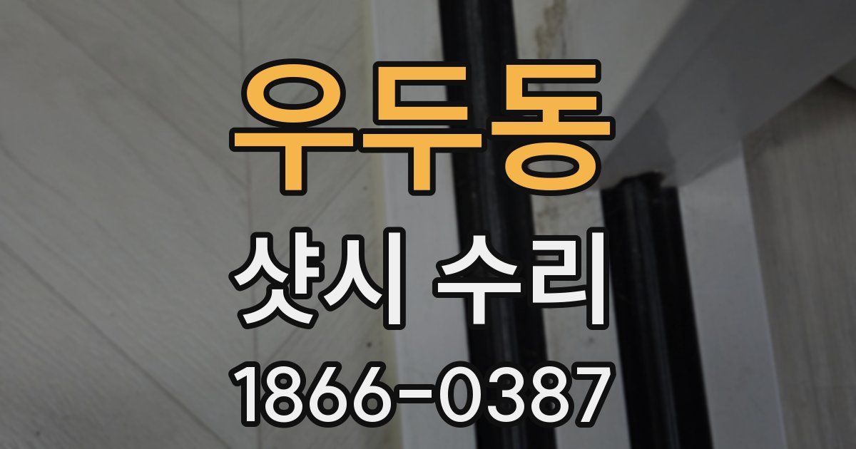 우두동 샷시 수리