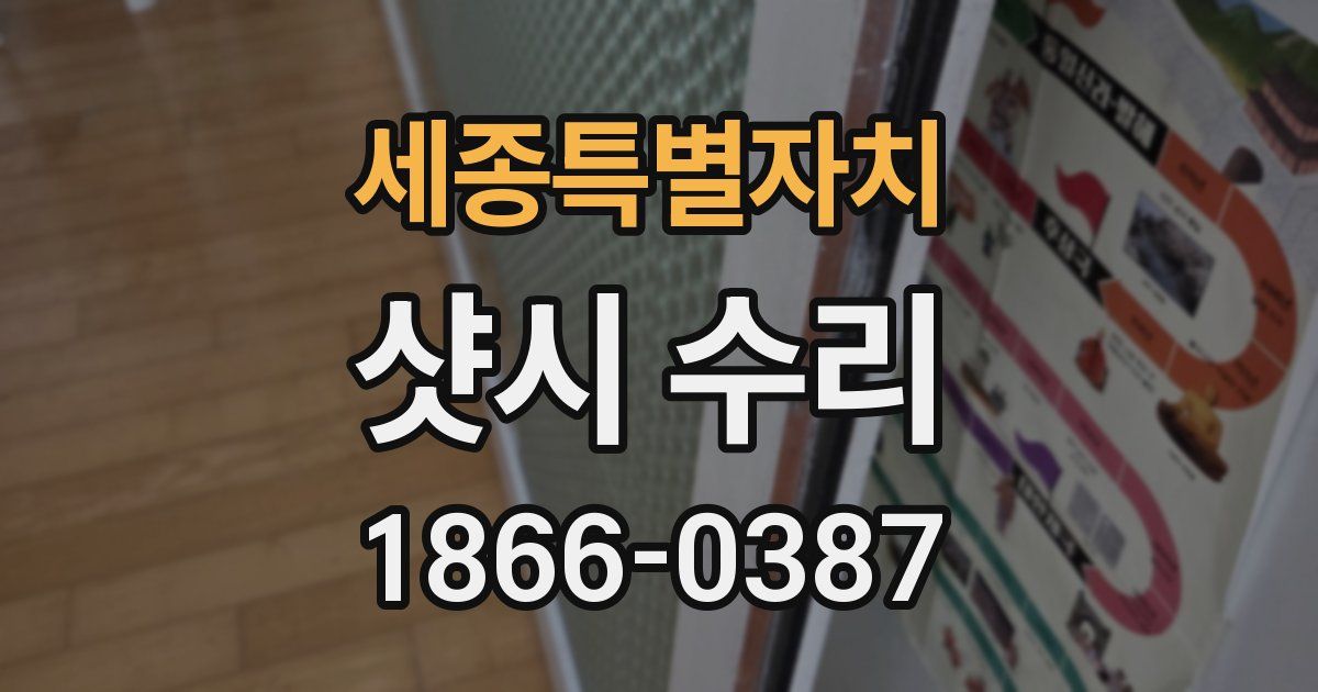 세종특별자치 샷시 수리