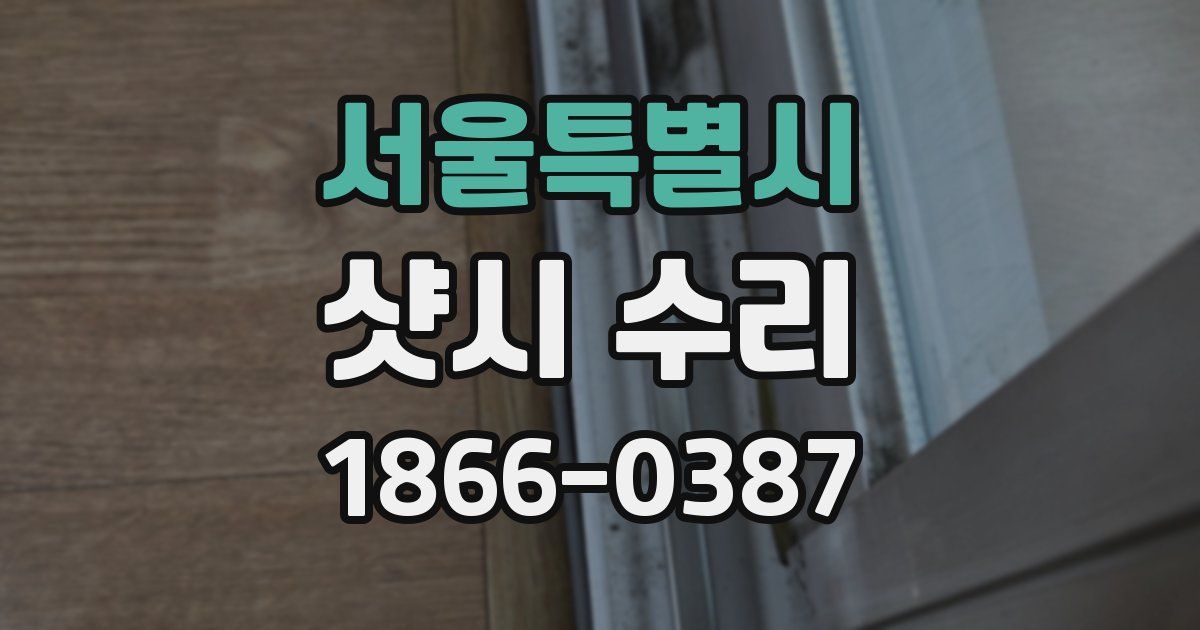서울특별시 샷시 수리