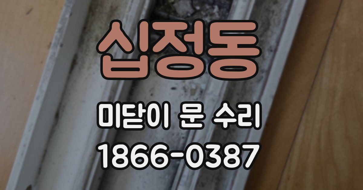 십정동 미닫이 문 수리
