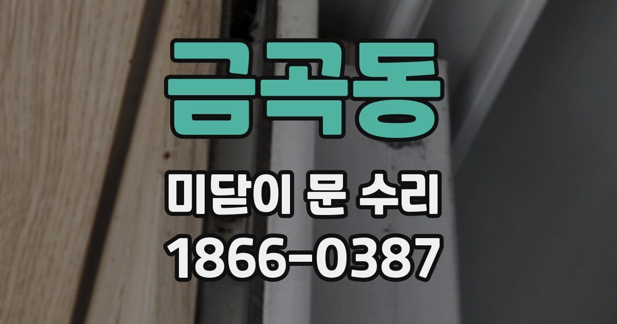 금곡동 미닫이 문 수리