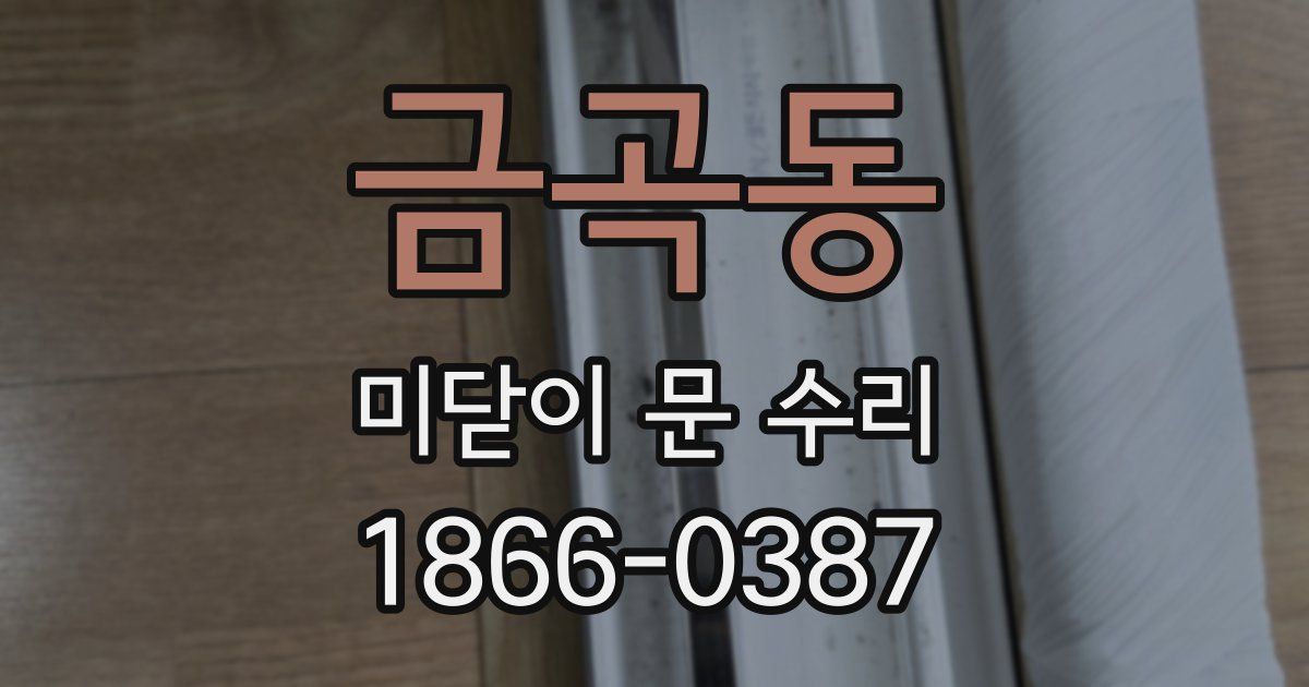 금곡동 미닫이 문 수리