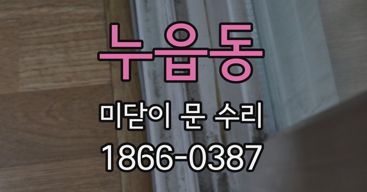 누읍동 미닫이 문 수리