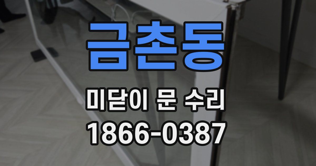 금촌동 미닫이 문 수리