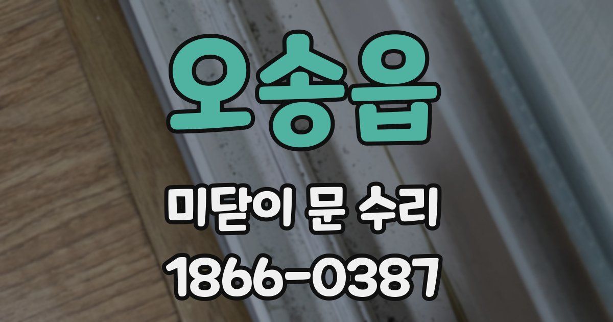 오송읍 미닫이 문 수리
