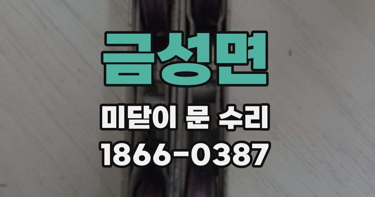 금성면 미닫이 문 수리