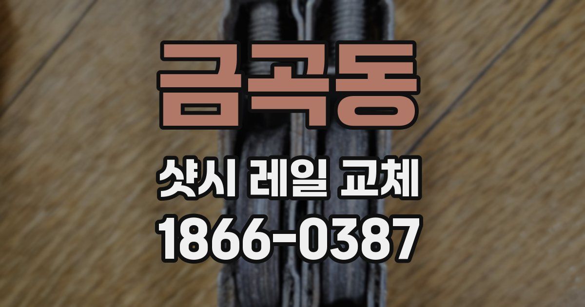 금곡동 샷시 레일 교체