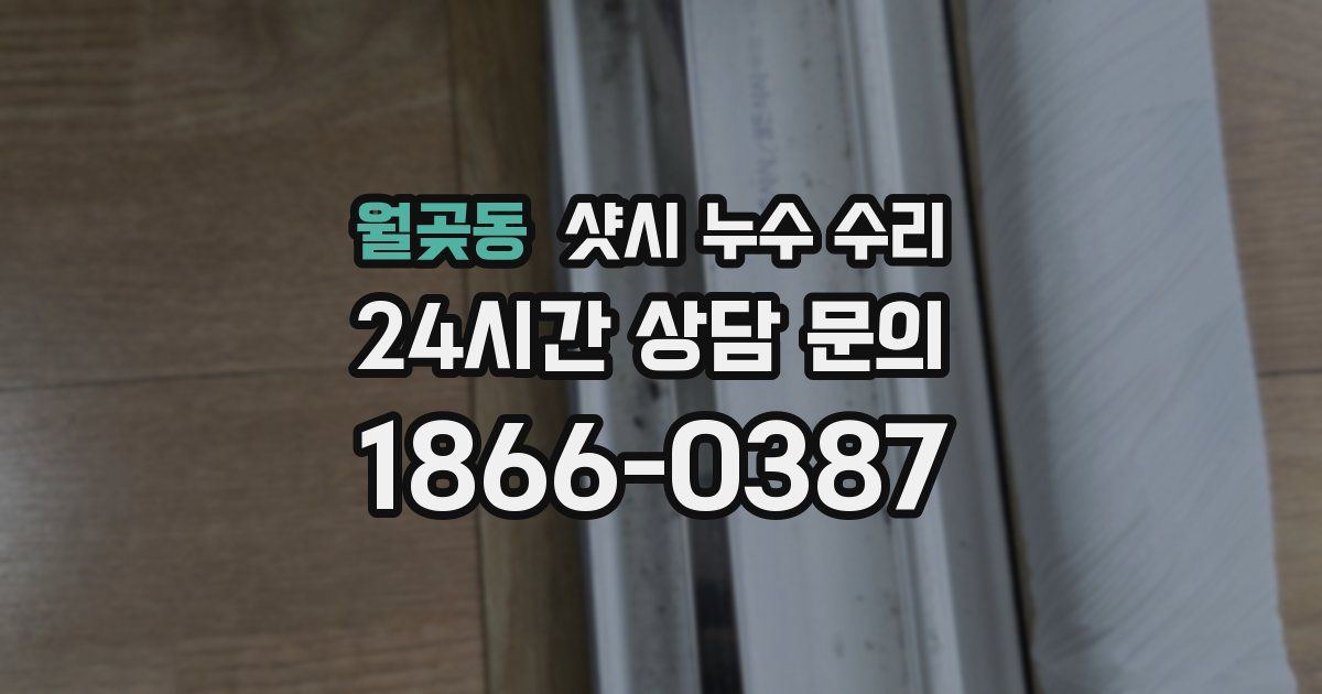 월곶동 샷시 누수 수리