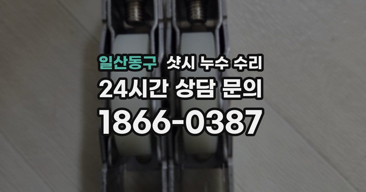 일산동구 샷시 누수 수리